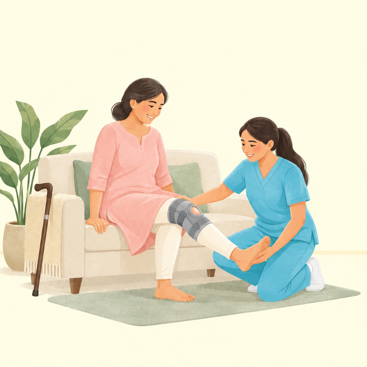 Orthopaedic Physiotherapy at home